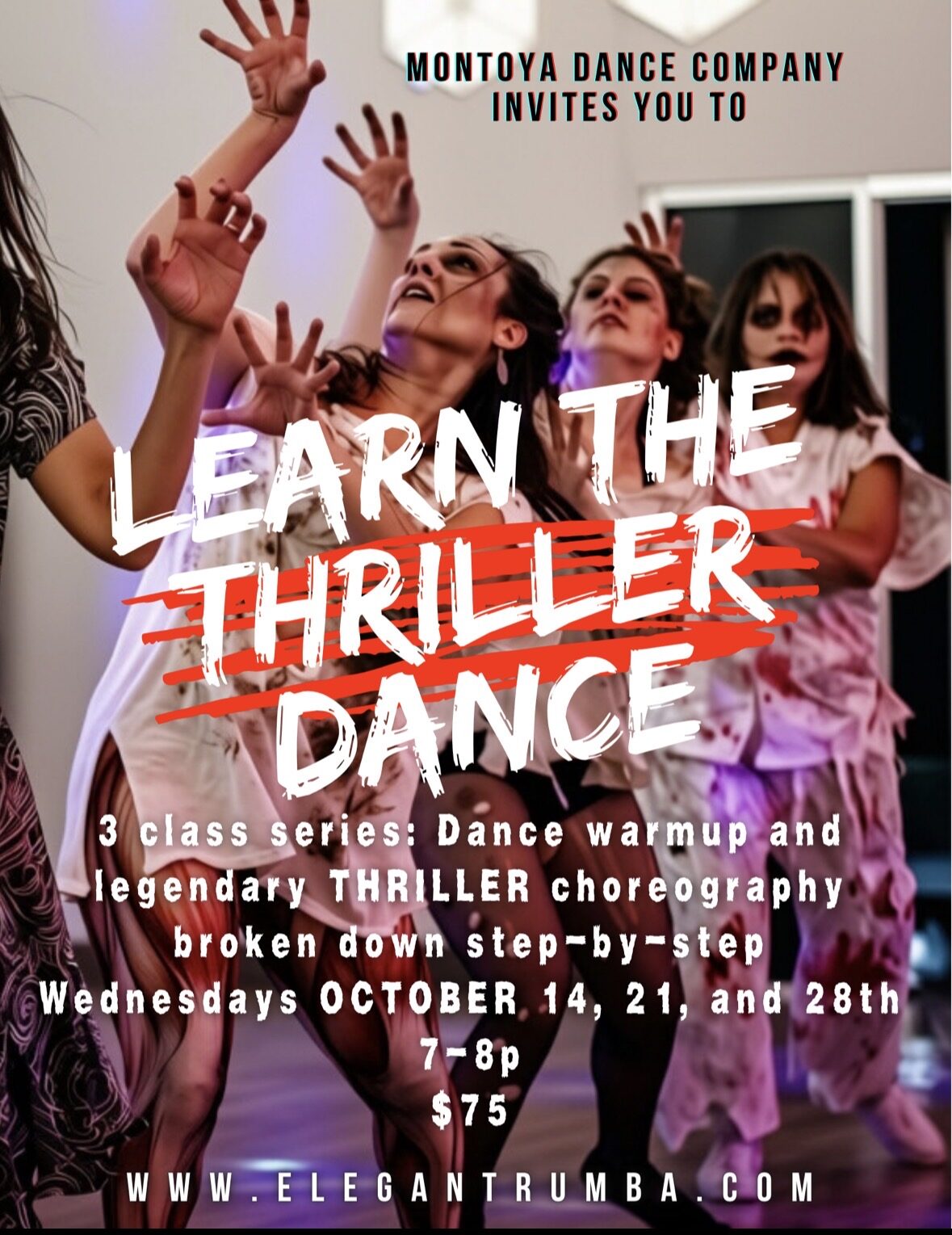 learn the thriller dance- our annual halloween dance challenge